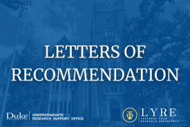 LYRE: Letters of Recommendation